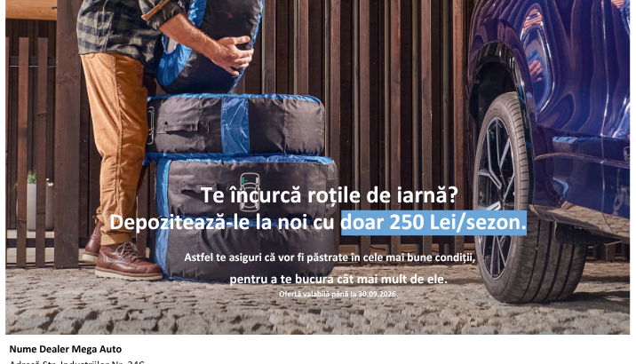 Depozitare anvelope fără bătăi de cap!