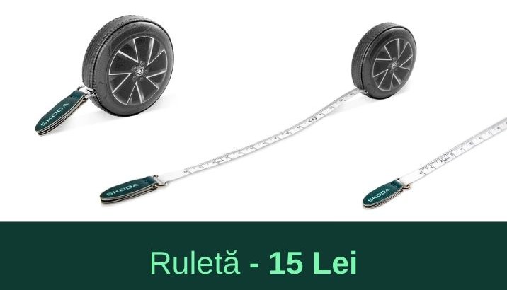  Ruletă originală Škoda – doar 15 lei